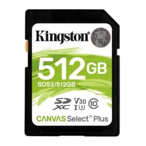 Kingston Canvas Select Plus SD - SDS2/512GB Class 10 UHS-I