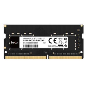 Lexar SODIMM 8GB DDR4 RAM 3200 MHz 260-Pin Laptop High-Performance SO-DIMM PC Computer Memory (LD4AS008G-B3200ASST)