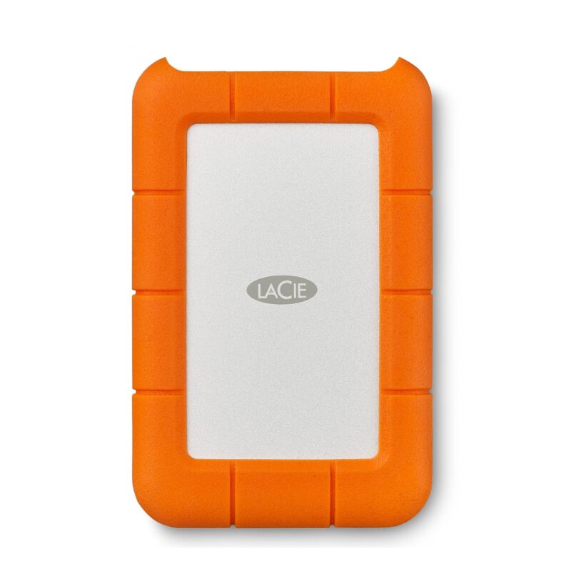 LaCie Rugged USB-C 5TB Portable External Hard Drive Drop Shock Dust Rain Resistant for Mac & PC 3 year Rescue Services (STFR5000800), photo 1 of 1