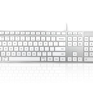 Accuratus 301 MAC - USB Full Size Apple Multimedia Keyboard with Square Keys
