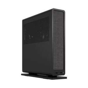 Fractal Design Ridge Black - PCIe 40 riser card included 2x 140mm PWM Aspect fans Type C USB m-ITX PC Gaming Case