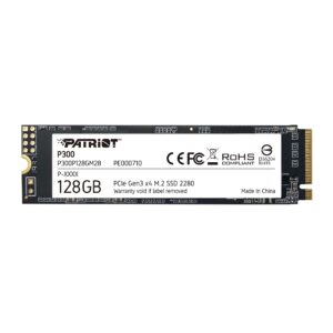 Patriot Memory P300 M2 PCIe Gen 3 x4 128GB Low-Power Consumption SSD