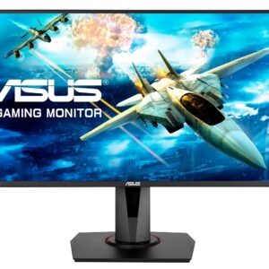 ASUS VG278QR 27 InchFHD (1920 x 1080) Esports Gaming monitor 05ms up to 165Hz DP HDMI DVI FreeSync Low Blue Light Flicker Free TUV Certified