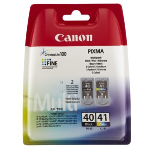 Canon DUO PACK - black & colour ink cartridge for various printers ( click to view printers)