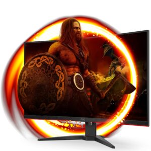 AOC Gaming C32G2ZE - 32 Inch FHD Curved Monitor 240Hz 1 ms MPRT VA AMD FreeSync Premium Low Input Lag (1920x1080@ 300 cd/m HDMI/DP)