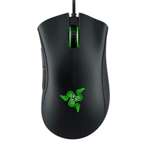 Razer DeathAdder Essential (2021) - Wired Gaming Mouse (Optical Sensor 6400 DPI 5 Programmable Buttons Ergonomic Form Factor) Black