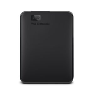 Western Digital 1TB Elements portable external hard drive USB 30 interface storage Plug-and-Play SuperSpeed 32 Gen 1 Formatted for PC and Mac Black