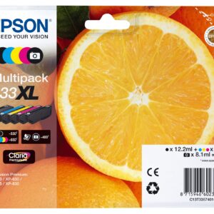 Epson 33XL Orange Multipack Claria 5-Colours