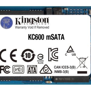Kingston KC600 SSD 256GB SATA3 mSATA - SKC600MS/256G
