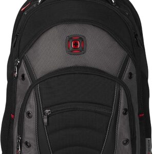 Wenger Synergy 26 Litre Laptop Backpack with Carrying Handle Padded Shoulder Straps 16 Inch Sleeve Gift for men Black/Grey 600635