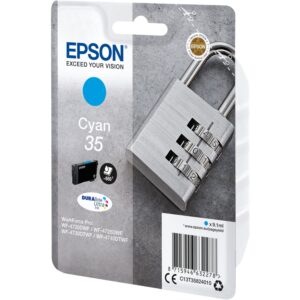 Epson 35 Cyan Padlock Genuine Ink Claria Photo HD Cartridge