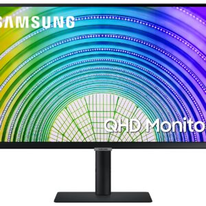 Samsung S27A600UUU - S60UA Series LED monitor 27" 2560 x 1440 QHD @ 75 Hz IPS 300 cd/m 1000:1 HDR10-5 ms HDMI DisplayPort USB-C black