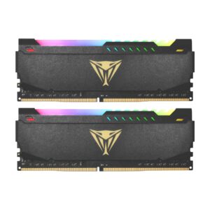 Patriot Memory Viper Steel RGB DDR4 32GB (2 x 16GB) 3200MHz CL 19-19-19-43 UDIMM Low-Latency Gaming Kits - PVSR432G320C6K