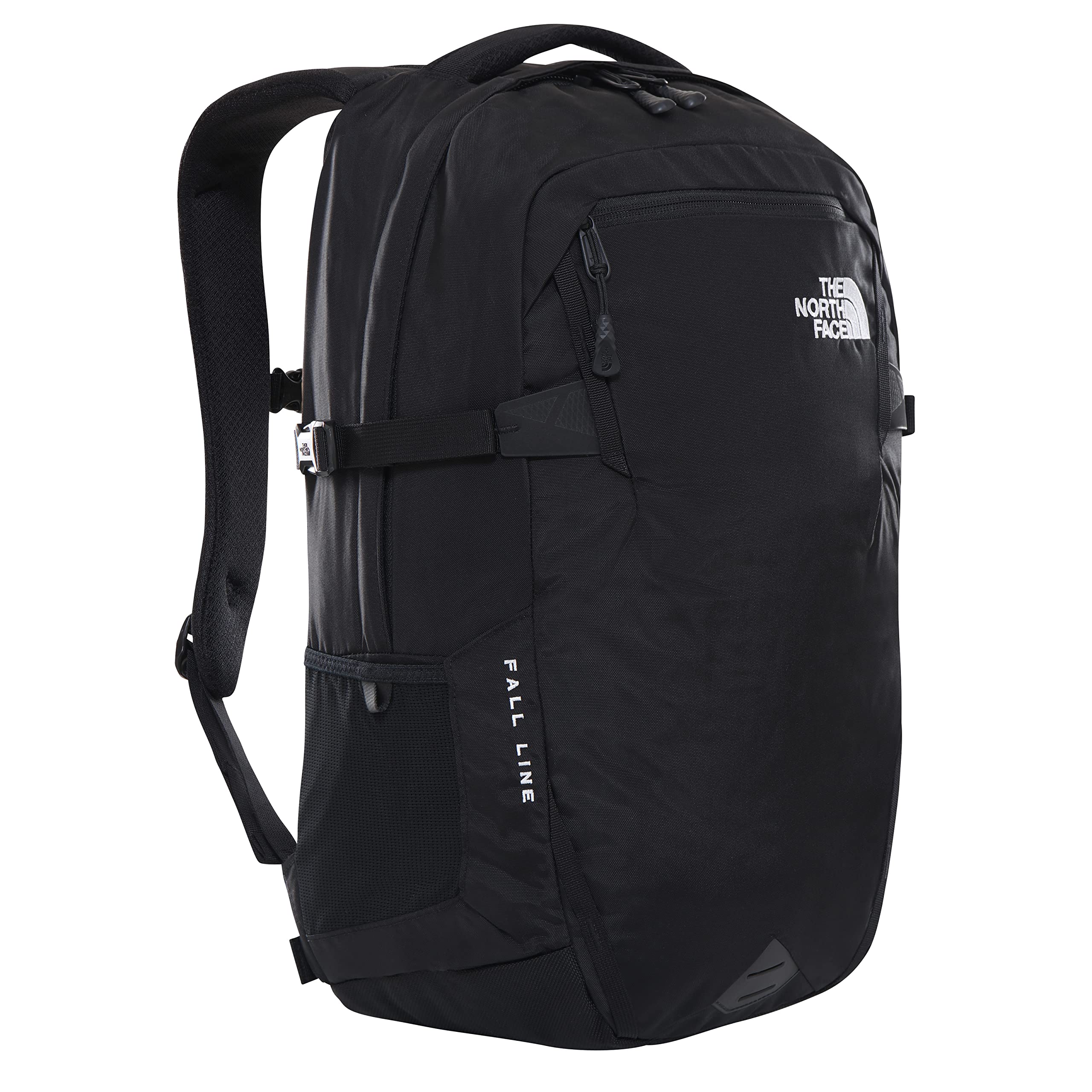 THE NORTH FACE - Fall Line Backpack Reflective for School Work and Travel with Fleece-Lined Laptop Sleeve TNF Black