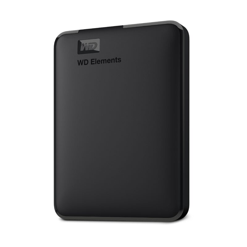 Western Digital 5TB Elements portable external hard drive USB 30 interface storage Plug-and-Play SuperSpeed 32 Gen 1 Formatted for PC and Mac Black, photo 1 of 1