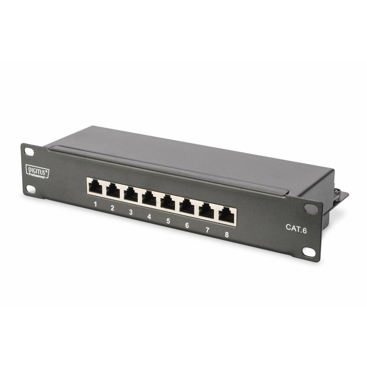 8-port UTP Category 6 Patch Panel Digitus DN-91608S Black 10" (Refurbished A)