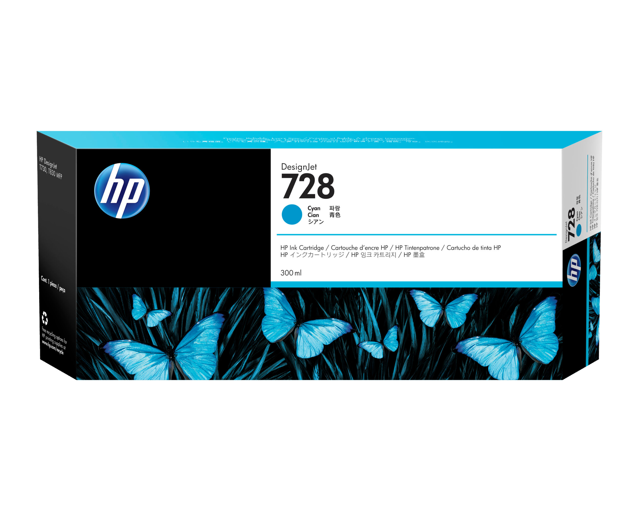 HP F9K17A Cyan Ink Cartridge