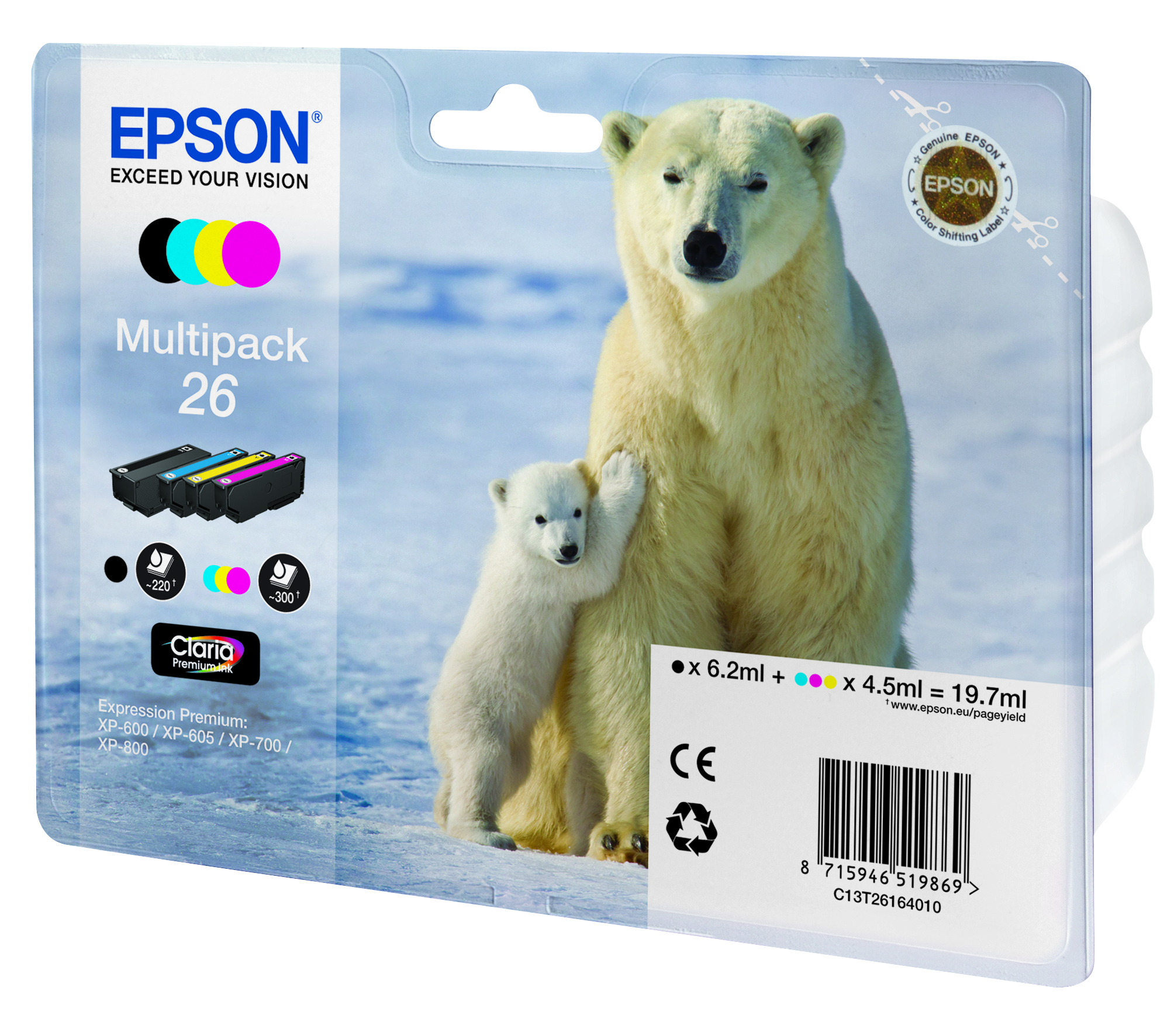 Epson C13T26164010 Ink Cartridge