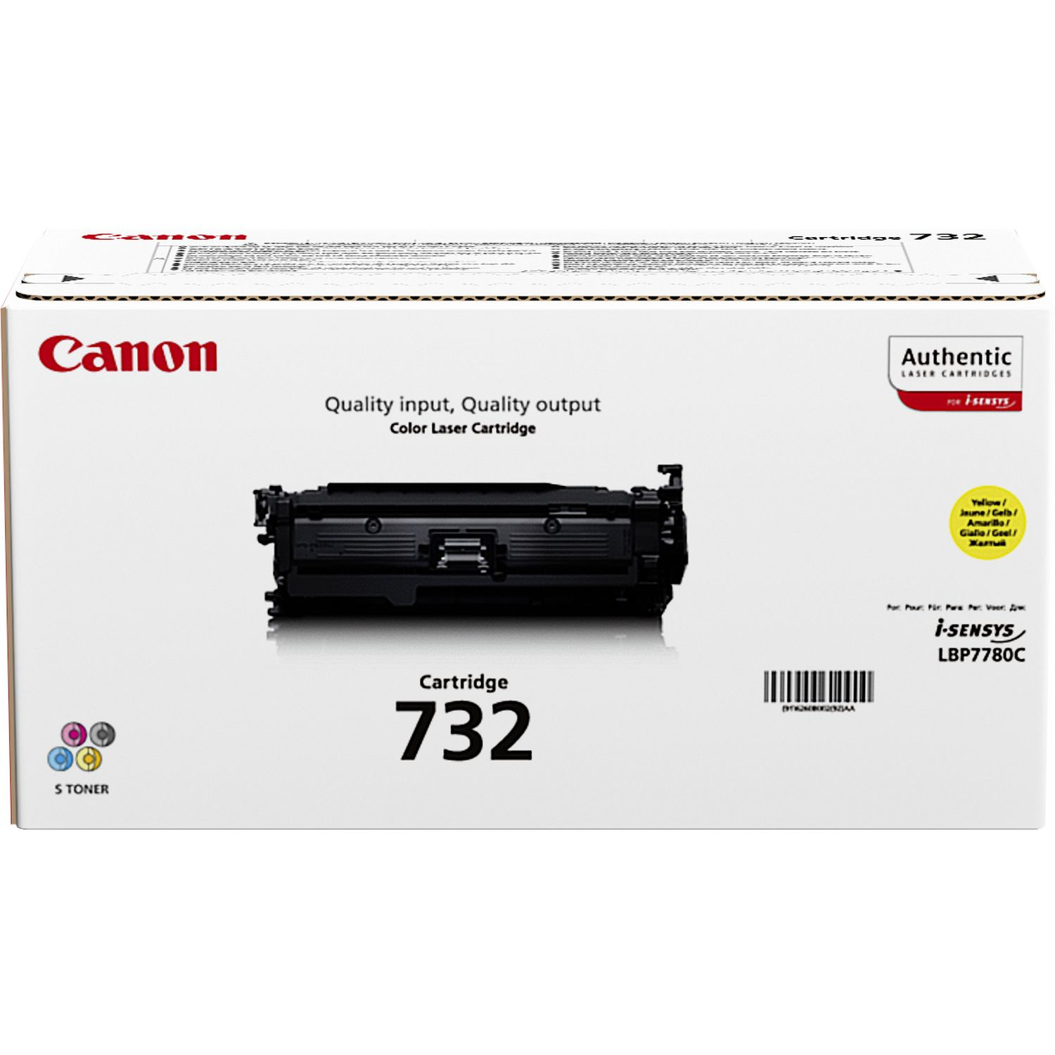 Canon 6260B002 Yellow Toner Cartridge