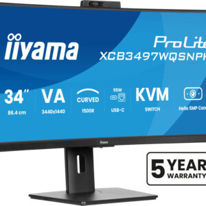IIYAMA Monitor Pro Lite XCB3497WQSNPH-B1  XCB3497WQSNPH-B1 Black