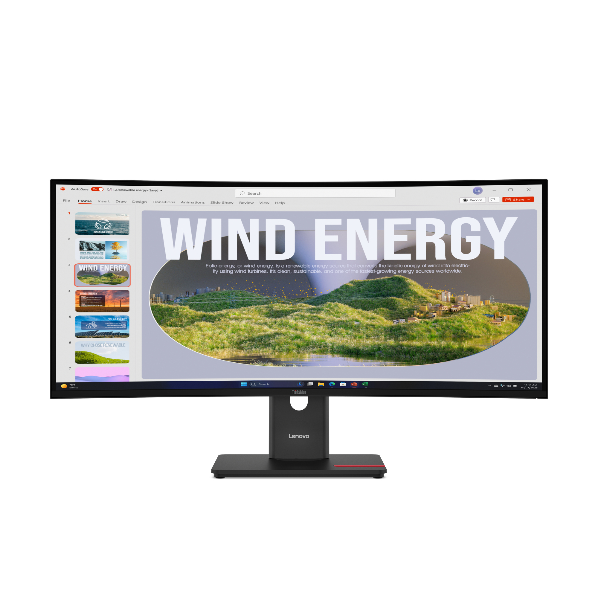 Lenovo T34WD-40 Monitor