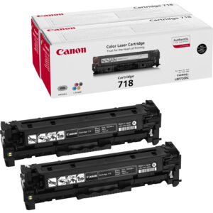 Canon Toner 718 schwarz Doppelpack