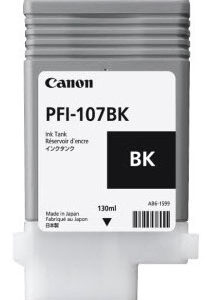 Canon PFI-107BK Black Ink Cartridge