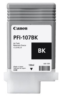 Canon PFI-107BK Black Ink Cartridge