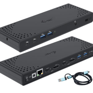 I-TEC DUAL DOCKINGSTATION GEN2 EU 130W USB 30 USB-C TB 34 USB 4