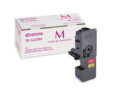 Kyocera TK-5220M Magenta Toner Cartridge