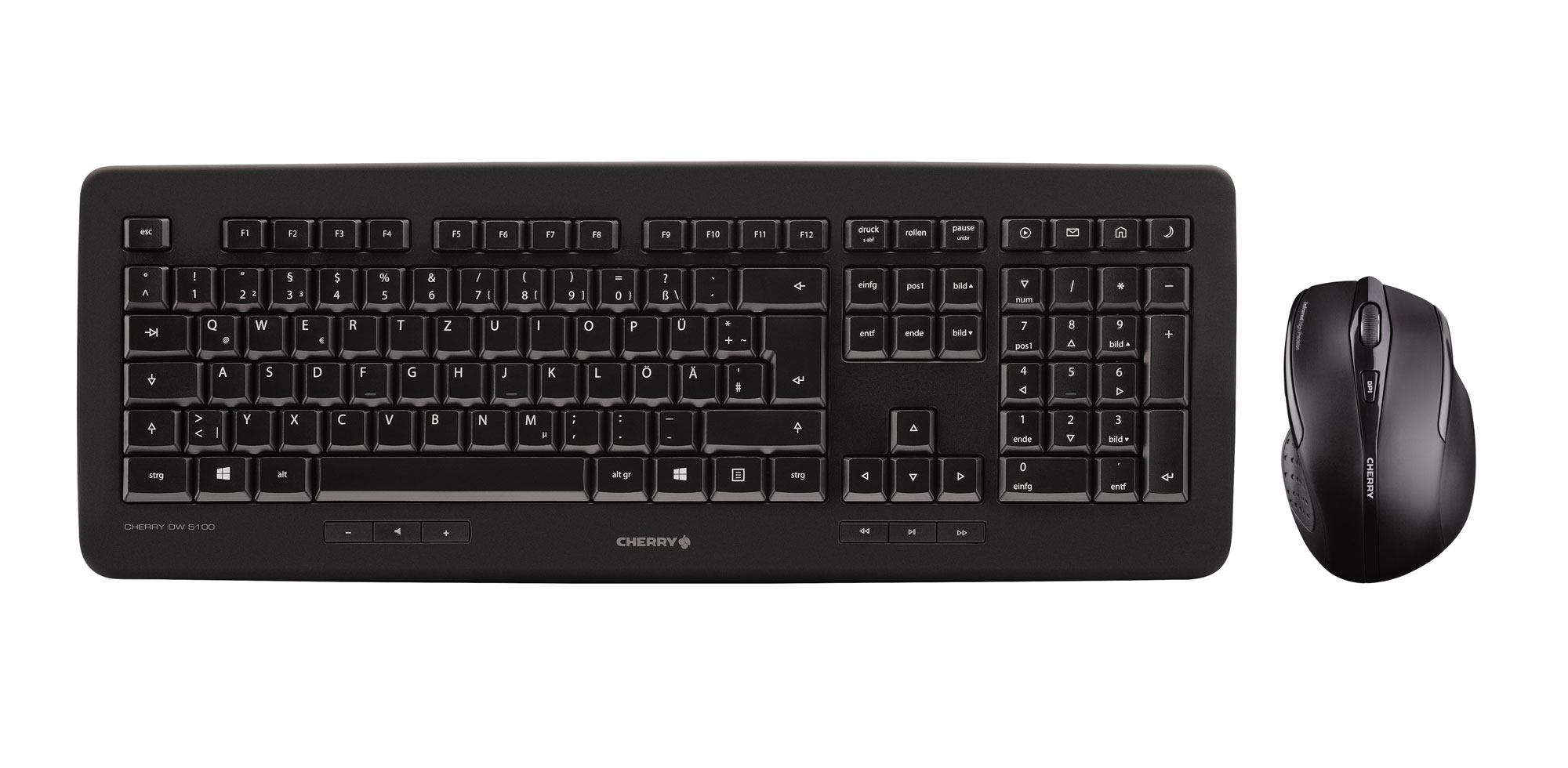 Cherry Set - DW 5100 Wireless Desktop black