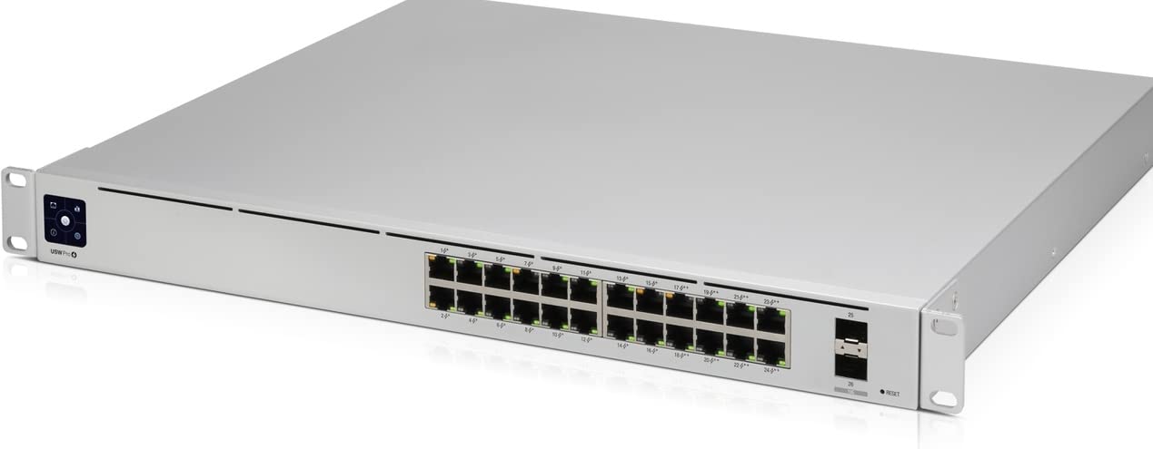 Ubiquiti Networks UniFi Pro 24-Port PoE Managed L2/L3 Gigabit Ethernet (10/100/1000) Power over (PoE) 1U Silver
