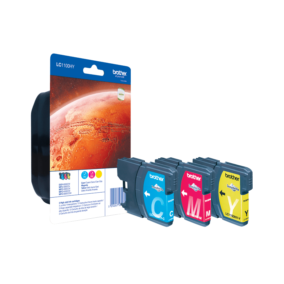 Brother LC-1100HYRBWBP Ink Cartridge