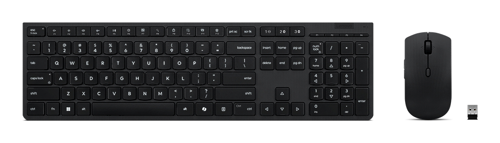 LENOVO MOUSE KEYBOARD SET BLACK WIRELE SS COMBO