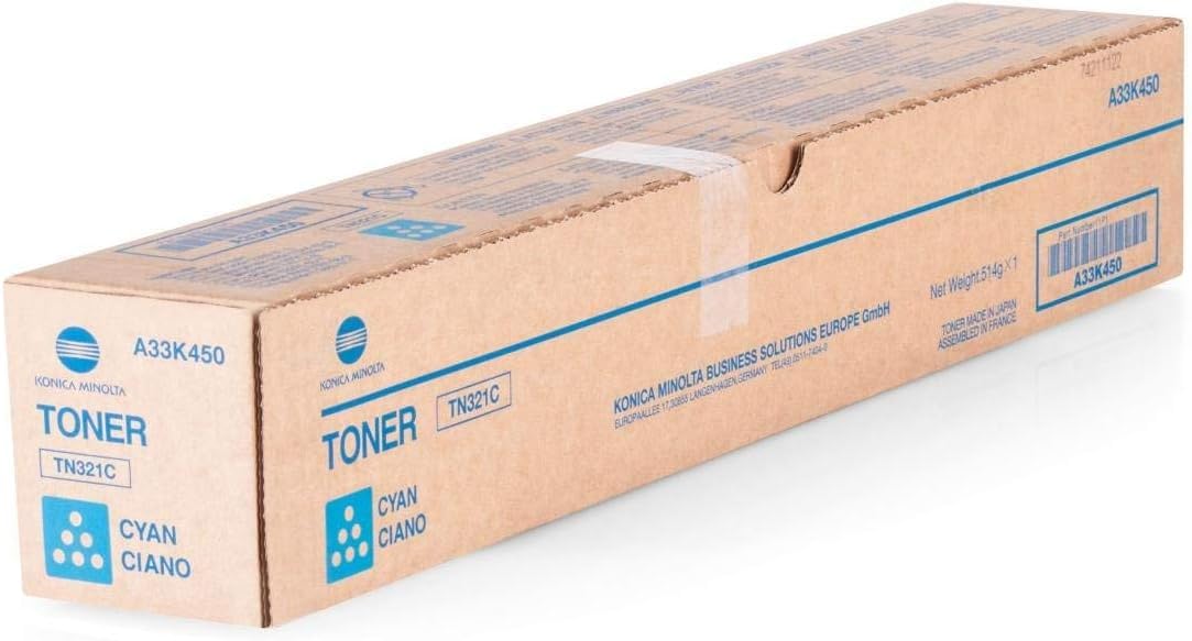 Konica Minolta TN321C Cyan Toner Cartridge