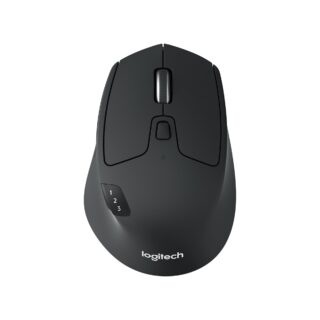 Logitech M720 Triathlon Mouse - WirelessBluetooth Black