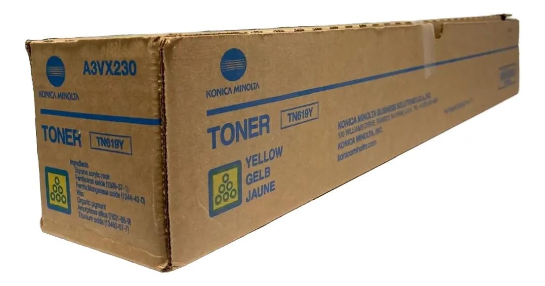 Konica Minolta TN619Y Yellow Toner Cartridge