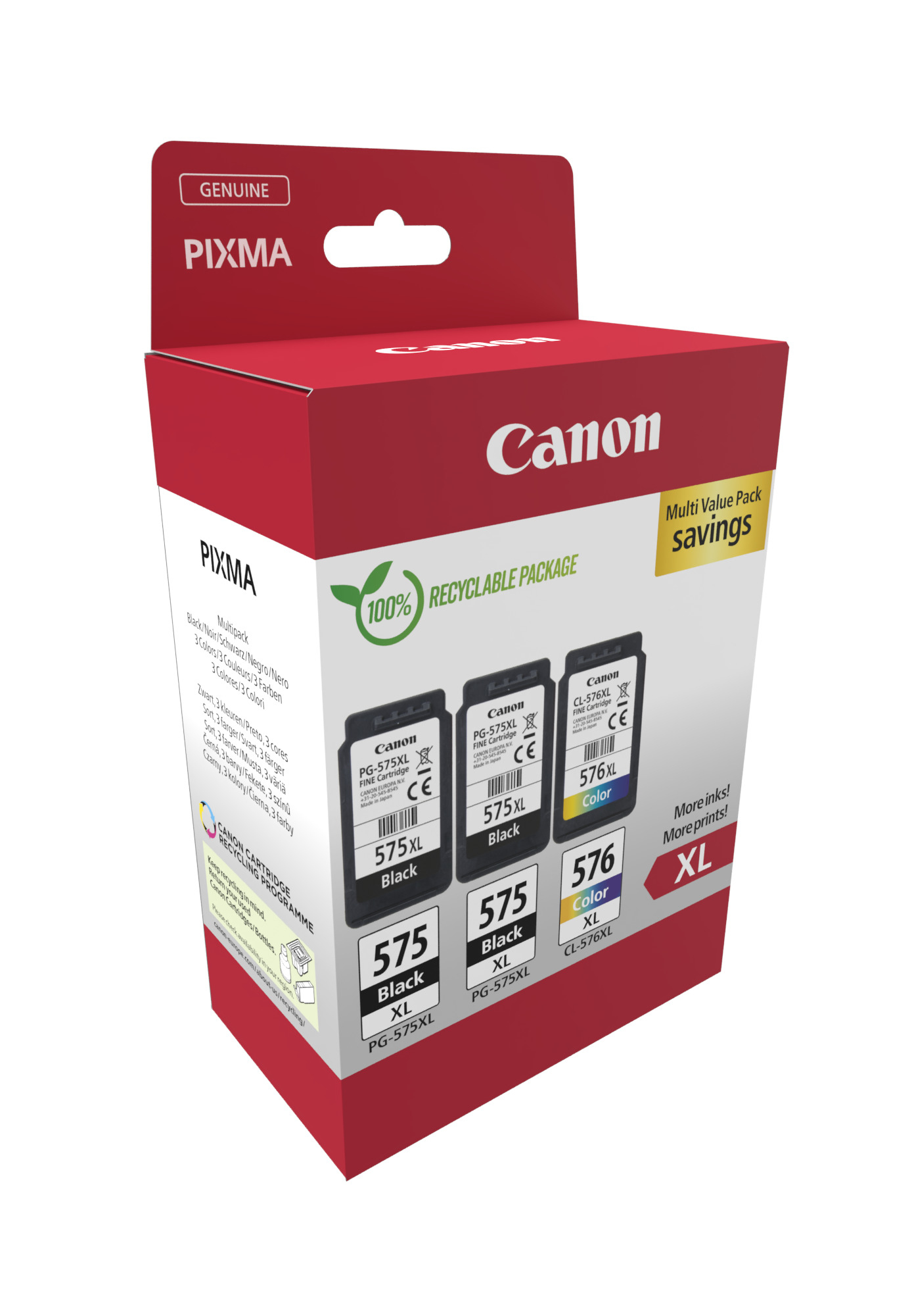 Canon PG-575XLCL-576XL Ink Cartridge
