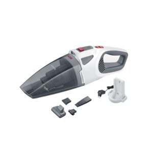 Cordless Handheld Vacuum Cleaner grey red white Wet  Dry