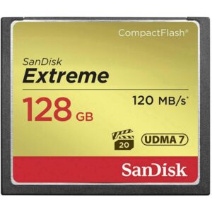 SANDISK COMPACTFLASH EXTREME CARD 128GB
