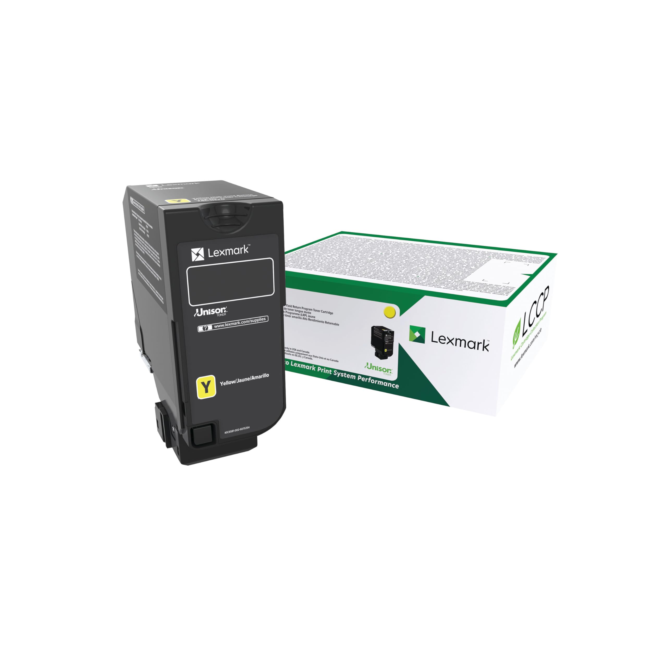 Lexmark 74C20Y0 Yellow Toner Cartridge