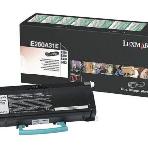 Lexmark E260A11E Black Toner Cartridge