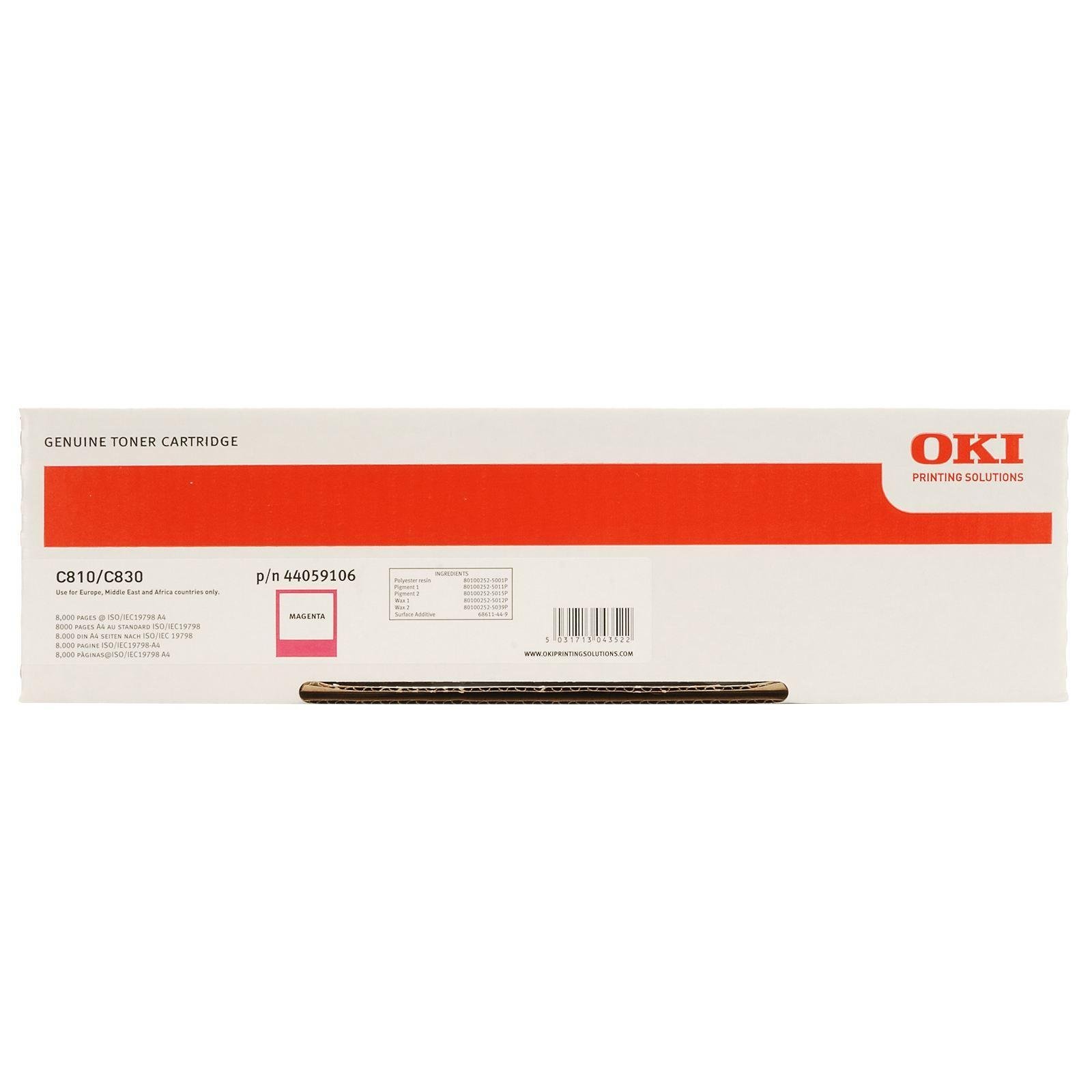OKI Ribbon 40629303 Black