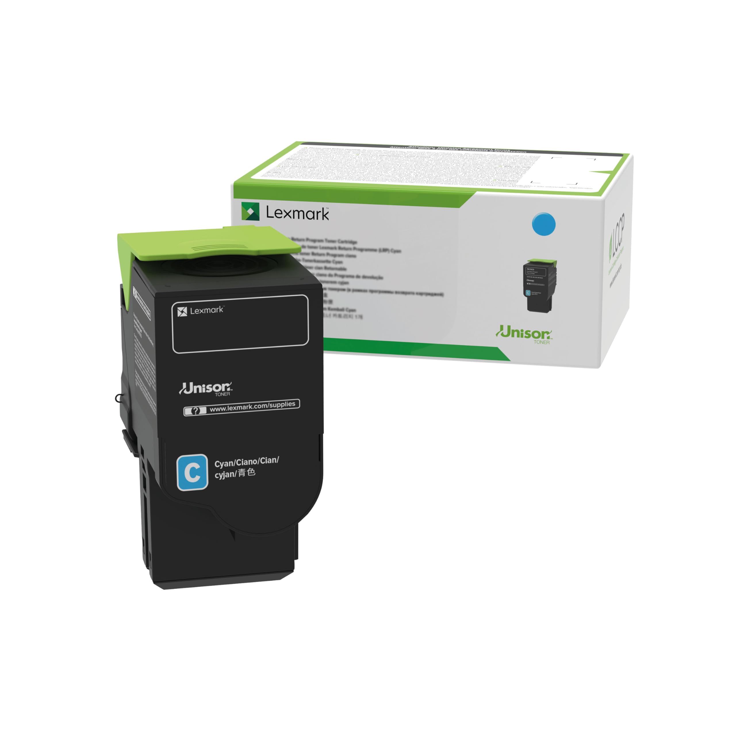 Lexmark 782XC Cyan Toner Cartridge