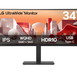 LG Monitor 34BA75QE-BAEU  34BA75QE-BAEU Black