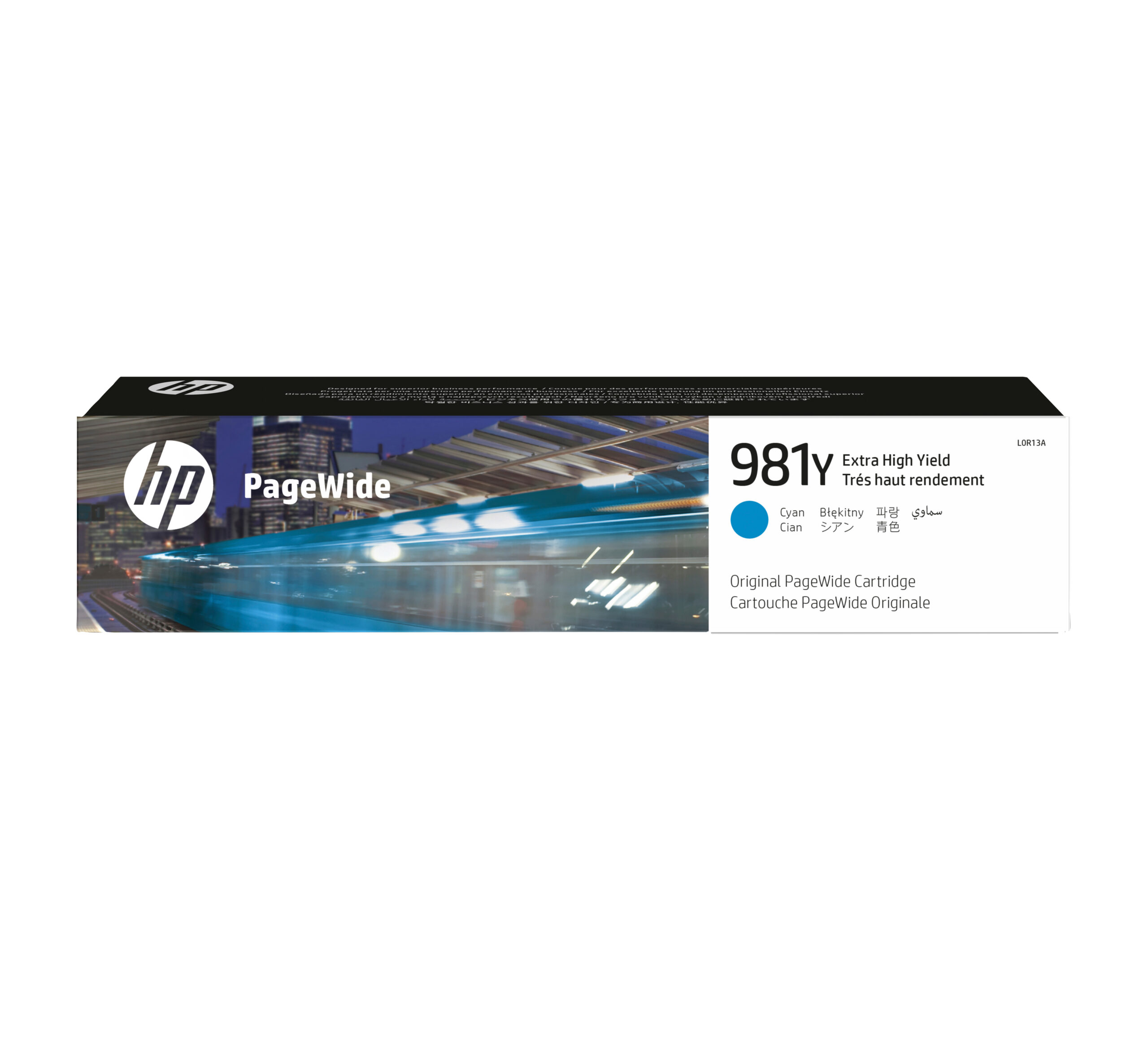 HP L0R13A Cyan Ink Cartridge