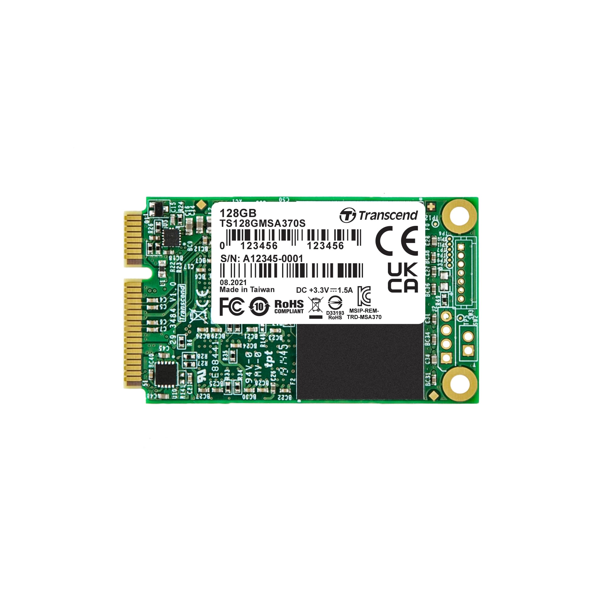 SSD mSATA 128GB Transcend 370S