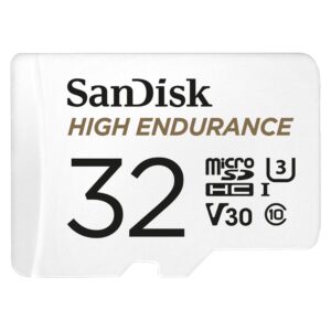 HIGH ENDURANCE MICROSDHC microSDHC 32 GB 100 MBs 40 MBs C10 U3 V30 11 x 15 x 1 mm