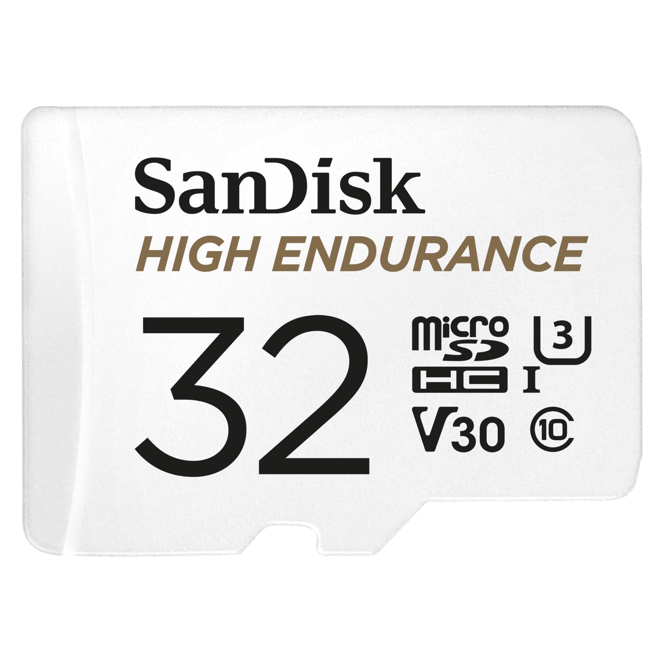 HIGH ENDURANCE MICROSDHC microSDHC 32 GB 100 MBs 40 MBs C10 U3 V30 11 x 15 x 1 mm