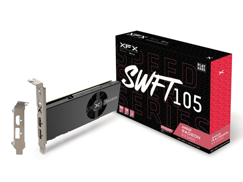 XFX RX6400 4GB Graphics Card (GPU), photo 1 of 1